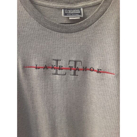 Lake Tahoe L Large Knit T Shirt - Picture 1 of 6